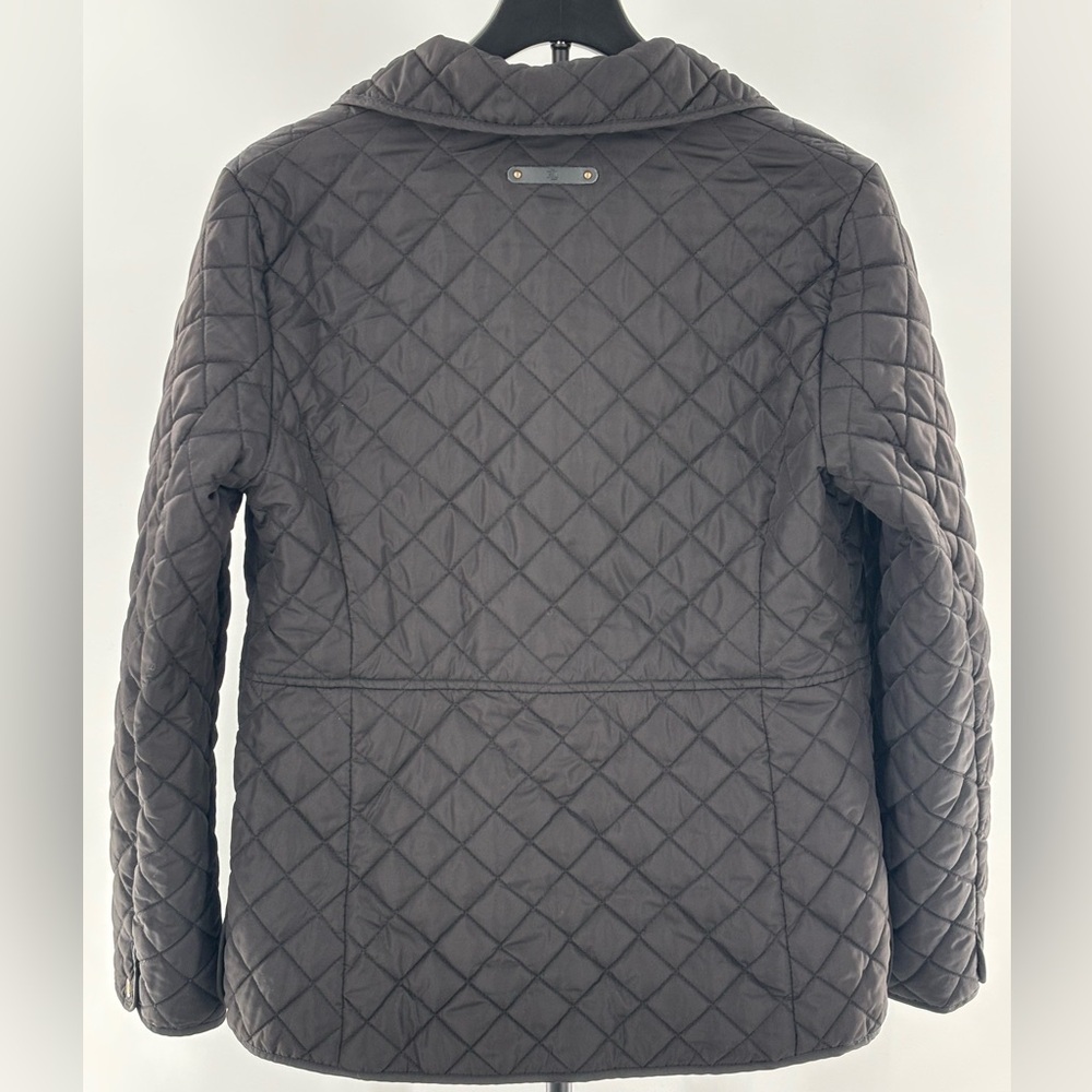 Ralph Lauren Black Diamond Quilted Jacket Women’s Size M - Picture 3 of 14
